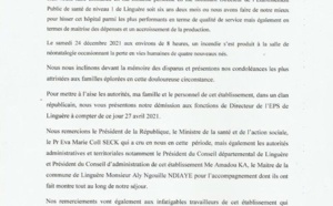 Bébés morts: Le Directeur de l’hôpital Magatte Lô démissionne