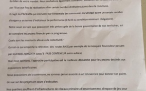 Le collectif Kaddu Teungueth interpelle le maire de Rufisque Nord sur sa gestion et demande des explications sur l’utilisation des fonds du Pacasen…