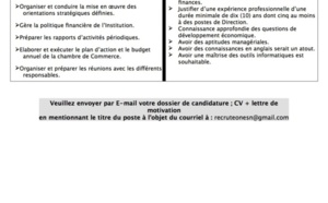 Une Grande Société de la Place recrute