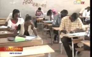 Info école du jeudi 13 juin 2013 (Walf-Tv)