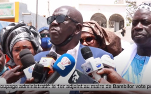Landing Mbengue, 1er adjoint au maire de Bambilor, est en phase avec le Président Macky Sall sur la correction des incohérences territoriales