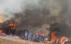Gros dégâts à Kolda: Un grave incendie consume une vingtaine de maisons…