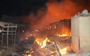 Incendie à Kaolack: Des marchandises ravagées au Marché central