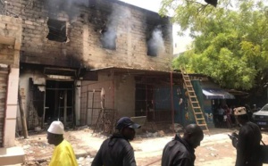 PHOTOS / Kaolack: Incendie du Marché central