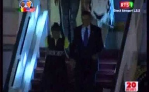 Arrivée du Président Barack Obama à Dakar