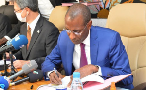 Photos: Signature de l’échange de notes pour l’ISSD, entre l'Etat du Sénégal et le Japon