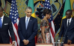 Dîner officiel : Youssou Ndour fait danser Michelle, Barack Obama et Marième Sall