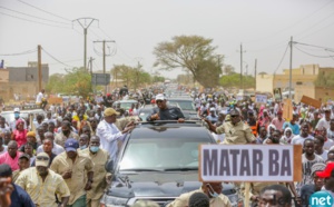 Tournée économique: Voici les images de l’arrivée de Macky Sall à Fatick