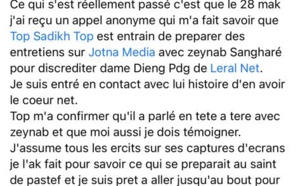 Sadikh Top de Pastef fait marrer Zeynab Sangaré et Cissé de Leral
