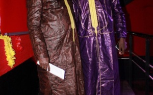 Abdalah Cissokho l'initiateur de Miss diongoma Espagne 2013 en compagnie de Djily Création