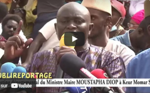 Meeting départemental du Ministre-Maire Moustapha Diop à Keur Momar Sarr