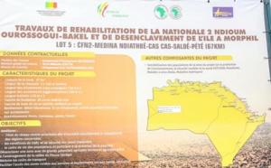 Réhabilitation de la RN2 Ndioum-Ourossogui - Bakel: Le Président Macky Sall a procédé au lancement des travaux