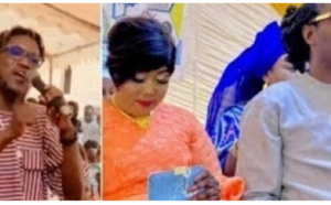 Emouvant: Talla Diazaka chante sa maman et la fait pleurer devant son papa, Mame Goor Diazaka