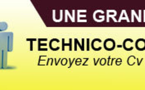 Une Grande Société de la Place recrute:     TECHNICO-COMMERCIAL EN INFORMATIQUE