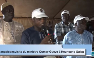 Sangalkam:Visite dans les quartiers rattachés dans sa commune. Kounoune a reçu Oumar Gueye.
