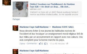 Marieme Faye Sall répond tardivement à Tounkara concernant son habillement