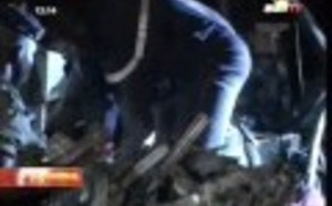 [Vidéo] Regardez le terrible accident survenu hier nuit sur la route de Kaolack! Lourd bilan