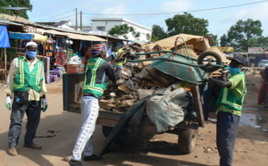 Tabaski à Dakar: Des milliers de tonnes de déchets ramassées par les agents du nettoiement