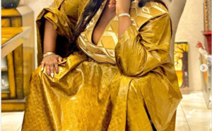 Tabaski: La chanteuse Abiba rayonnante en grand boubou (Photos)