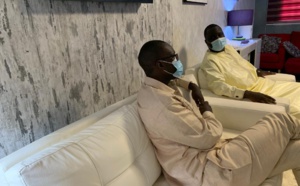 Condoléances: Le leader du Pastef, Ousmane Sonko chez Déthié Fall
