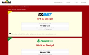 Le meilleur bookmaker accessible au Sénégal