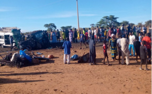 Accident sur la route de Ndioum: Le choc entre un car « Ndiaga Ndiaye » et un minibus fait 14 morts et plusieurs blessés