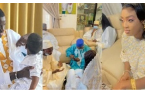 Baptême du fils de Cheikhou Kouyate et sa Awo: Admirez les belles images