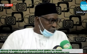 NOUVEL AN MUSULMAN: MESSAGE DE SERIGNE BABACAR SY MANSOUR, KHALIFE GENERAL DES TIDIANES- #LERALTV