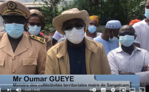 Sangalkam: lutte contre les inondations, Oumar Gueye déploie  d’importants moyens sur le terrain. 