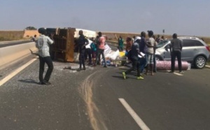 Autoroute à péage: Un camion s'est renversé à hauteur de Sangalkam