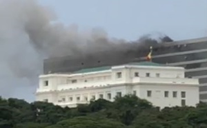 Incendie au Building administratif: Les précisions du Service de gestion