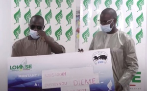 Remise de chèque à la Lonase: Ousseynou Diémé rafle plus de 32 millions FCfa au PMU
