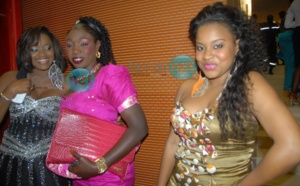 L'animatrice Dolce avec l'artiste Soda Bousso