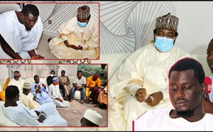 Video – Emouvant: Sheikh Alassane SÈNE présente ses condoléances et fait craquer BG2 devant Tapha Gueye