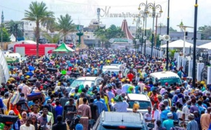 Affluence des pèlerins vers la ville sainte: Les images du 17 Safar près de la Grande Mosquée de Touba