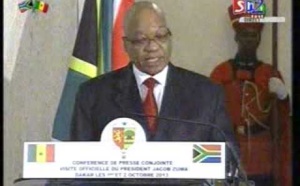  [Vidéo] Conférence de presse conjointe des deux Présidents Macky Sall et Jacob Zuma