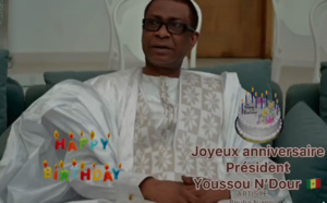 Le roi du mbalax, Youssou Ndour fête son anniversaire (Vidéo) !