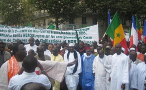[Photos] Paris: Les Mourides marchent pour la paix, la tolérance et le dialogue des cultures