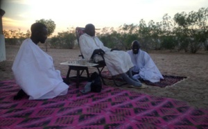 Serigne Cheikh Saliou Mbacké et son jeune frère Serigne Moustapha