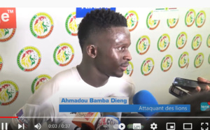 Bamba Dieng des Lions du Sénégal: "Saisir l'opportunité quand le coach me donnera ma chance"
