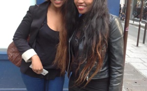 Viviane Chidid toute naturelle avec Satou Thierno de Paris