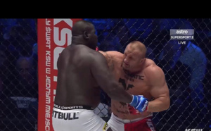 MMA: Marius Pudzianowski charcute et met ko Bombardier en moins d'une minute