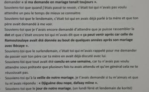 Une si longue lettre de Dr. Paye: Pour expliquer les raisons de son acte désespéré 
