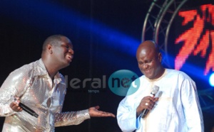 Ismaïla Lô, Viviane, Titi, Bakhaw et Waly à l'anniversaire de Salam Diallo