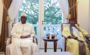 En « Pré-ziar »: Macky Sall promet d’accompagner le projet « Tool Baye » du Khalife général de Medina Baye
