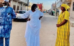 En balade à Saint-Louis, ces images touchantes de Marième Faye Sall (Photos)