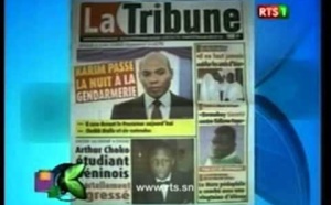 Revue de presse du lundi 18 Novembre 2013 (RTS1)
