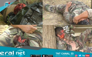 Mise en condition de survie du blessé de guerre: Une simulation, toute la bravoure des militaires