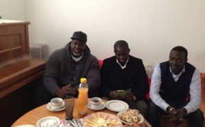Aziz Ndiaye rend visite à Rocky Balboa, en Suisse