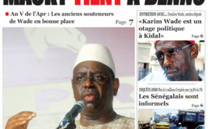 A la Une du Journal Le Quotidien du lundi 02 Décembre 2013